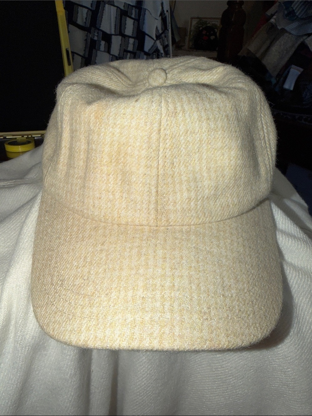A New Day Wool Blend Beige Baseball Cap - Adjustable